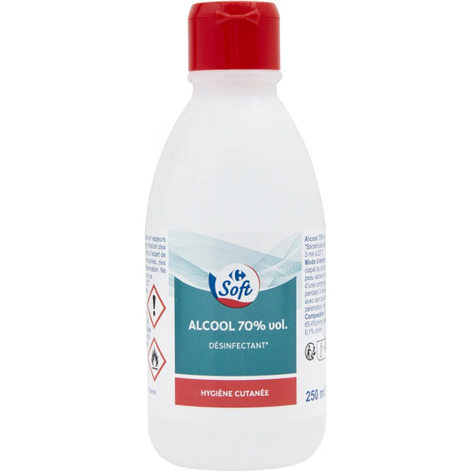 ALCOOL 70%VOL  DESINFECTANT  DE  250ML