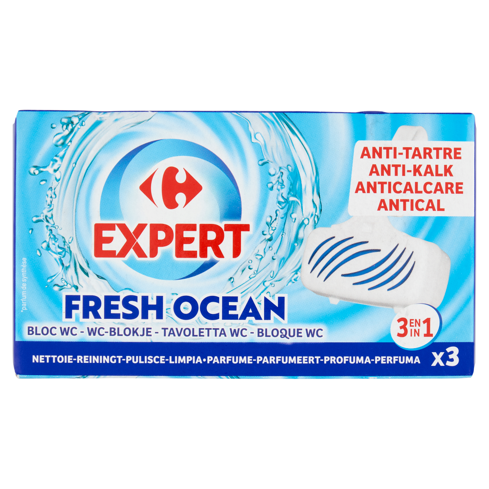 FRESH OCEAN BLOC WC 3EN1 DE 3X40GR