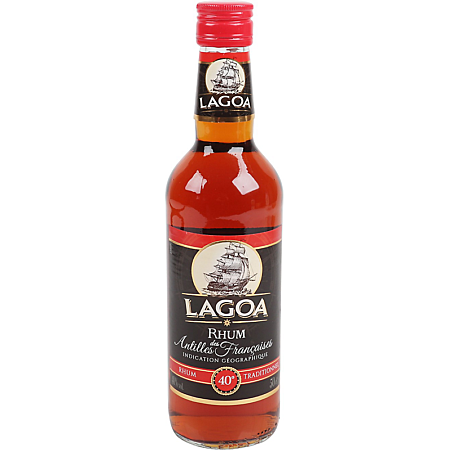 LAGAO RHUM DES ANTILLES FRANCAISES 40 VOL DE 50 CL