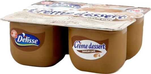 DELISSE CREME DESSERT SAVEUR CAFE DE 4X125GR