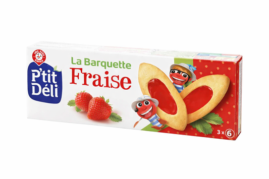 PTIT DELI BARQUETTE DE FRAISE DE 120 GR