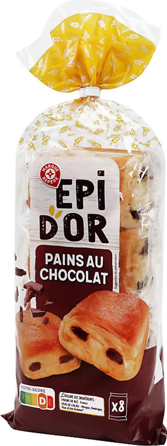 EPI D OR PAINS AU CHOCOLAT  X8 DE 360GR
