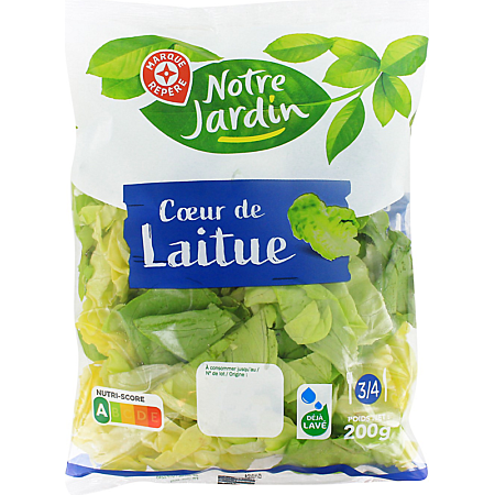 COEURS DE LAITUE  DE 200 GR