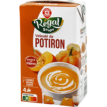 REGAL SOUPE  VELOUTE DE POTIRON  DE 1L