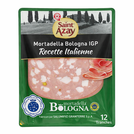 Mortadelle Italienne Saint Azay 12 tranches 150g