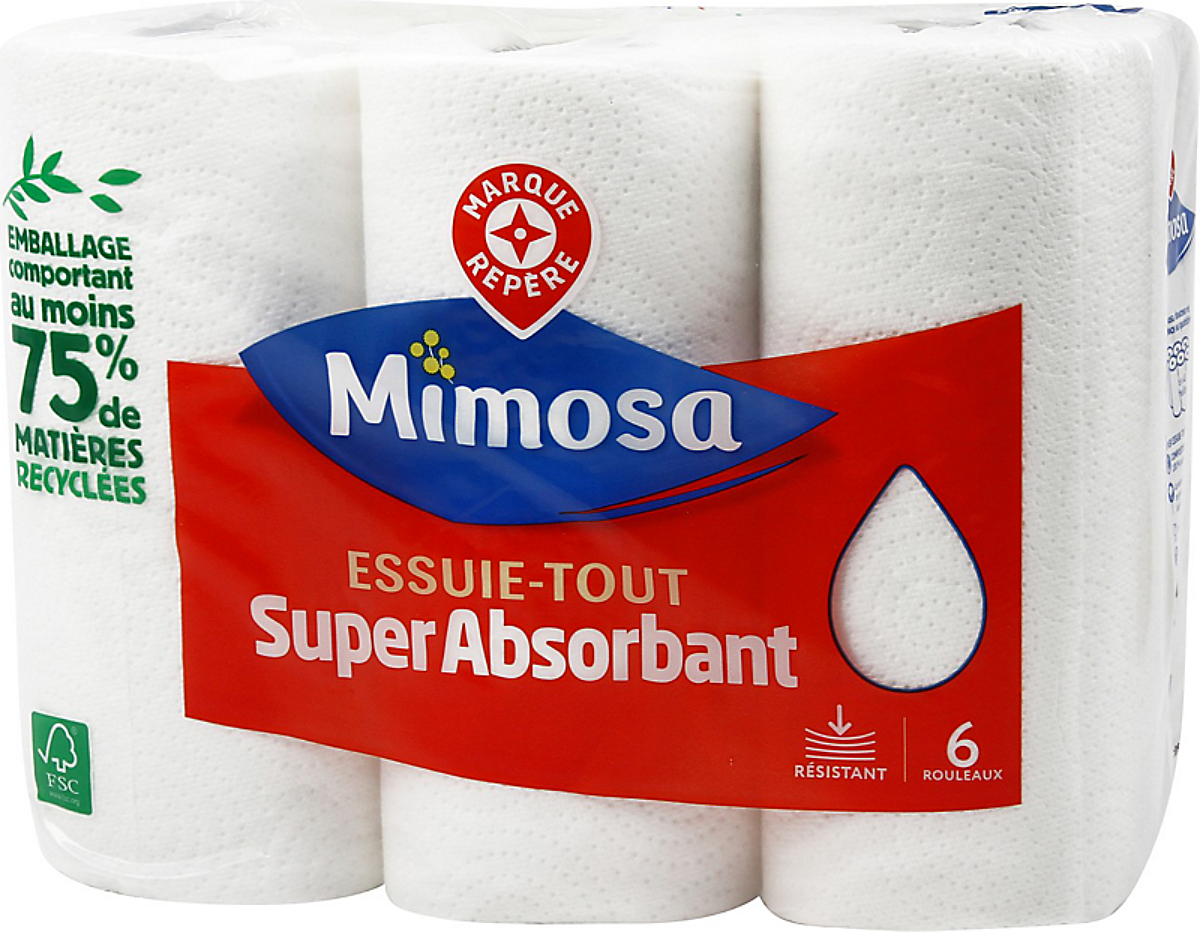 MIMOSA ESSUIE TOUT SUPER ABSORBANT X6
