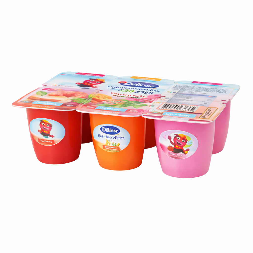 MINI MOUSSES FRUITS DE 6X74GR