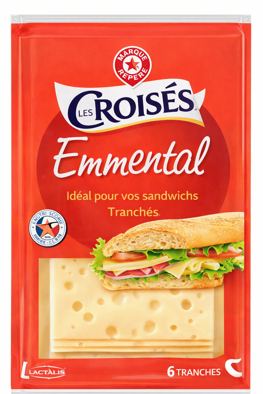 LES CROISES EMMENTAL TENDRE ET FRUITE DE 200 GR