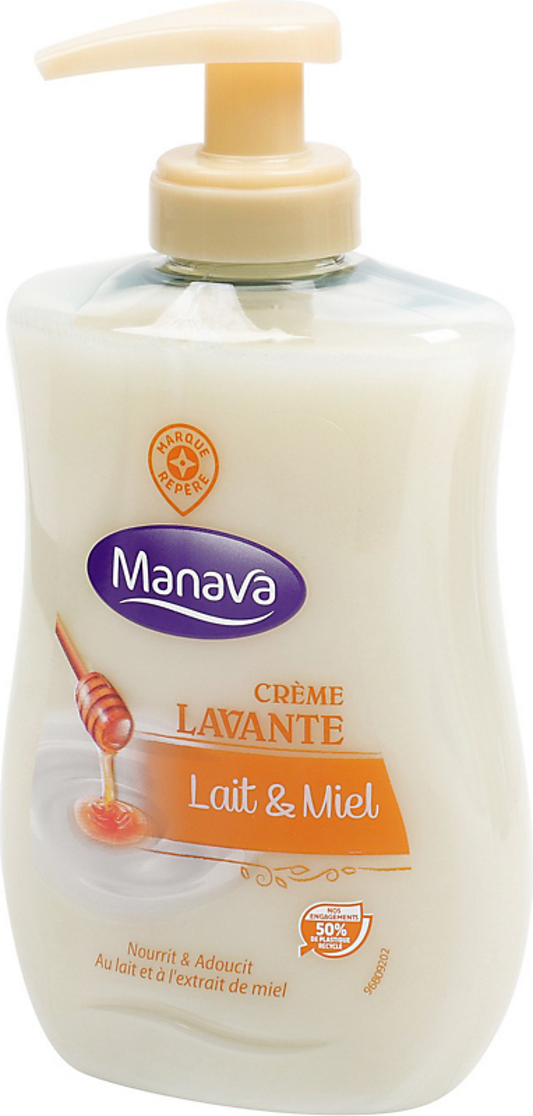 MANAVA CREME LAVANTE  LAIT MIEL DE 300ML