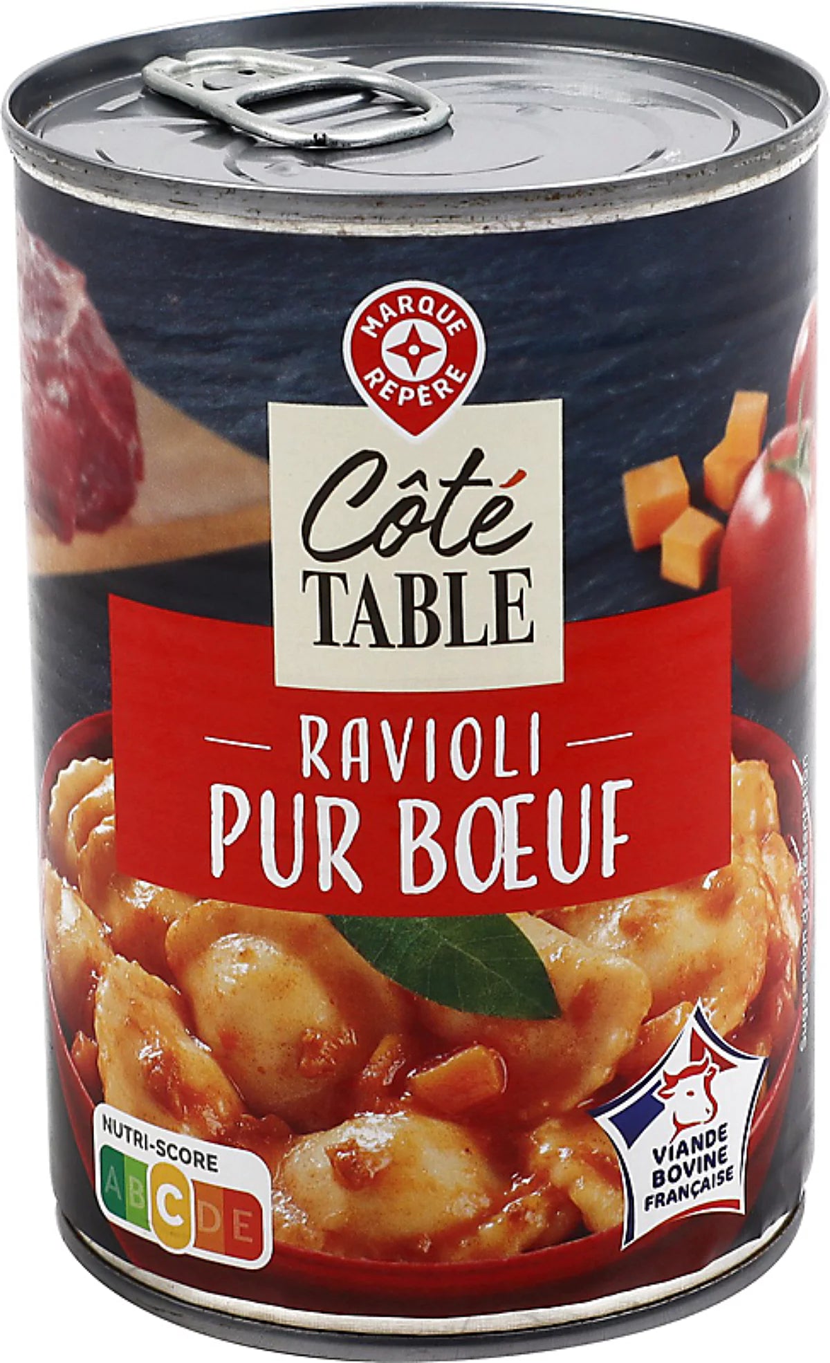 COTE TABLE RAVIOLI PUR BOEUF DE 400GR