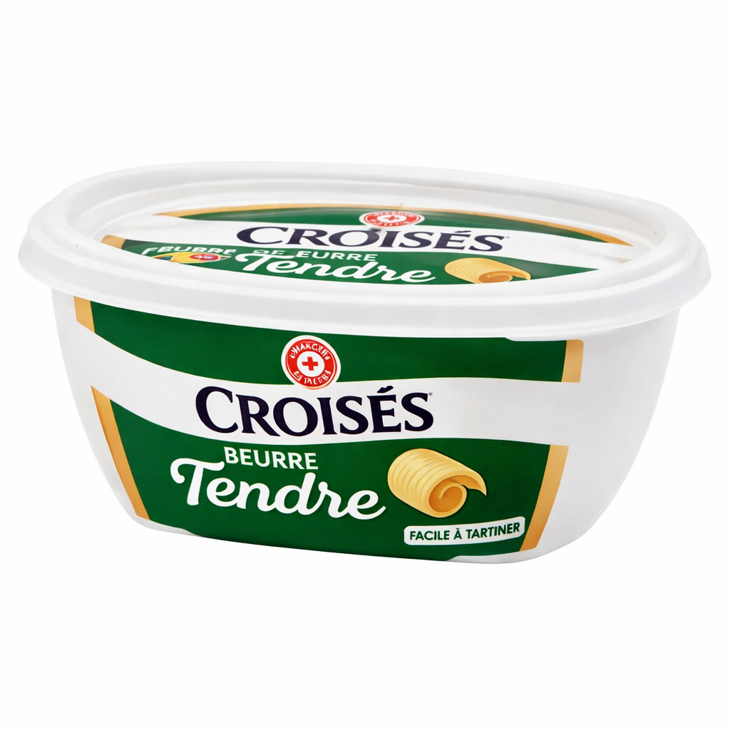 LES CROISES BEURRE TENDRE DEMI SEL DE 250 GR