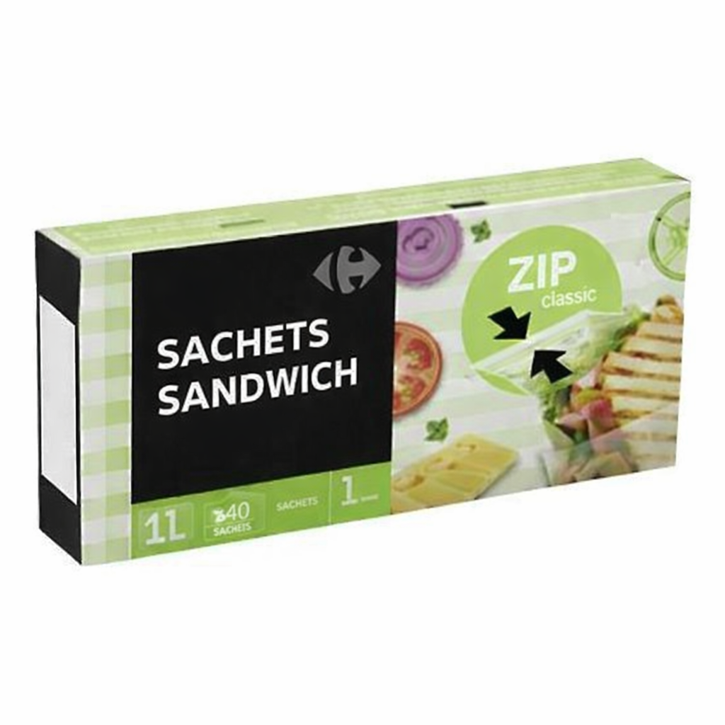 SACHETS A SANDWICH 1LITRE DE 20PIECES