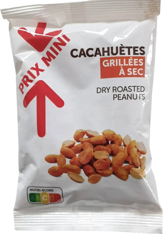 PRIX MINI CACAHUETES GRILLEES A SEC DE 150GR