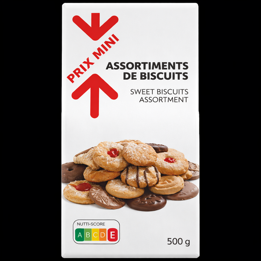 PRIX MINI ASSORTIMENT DE BISCUITS DE 500 GR