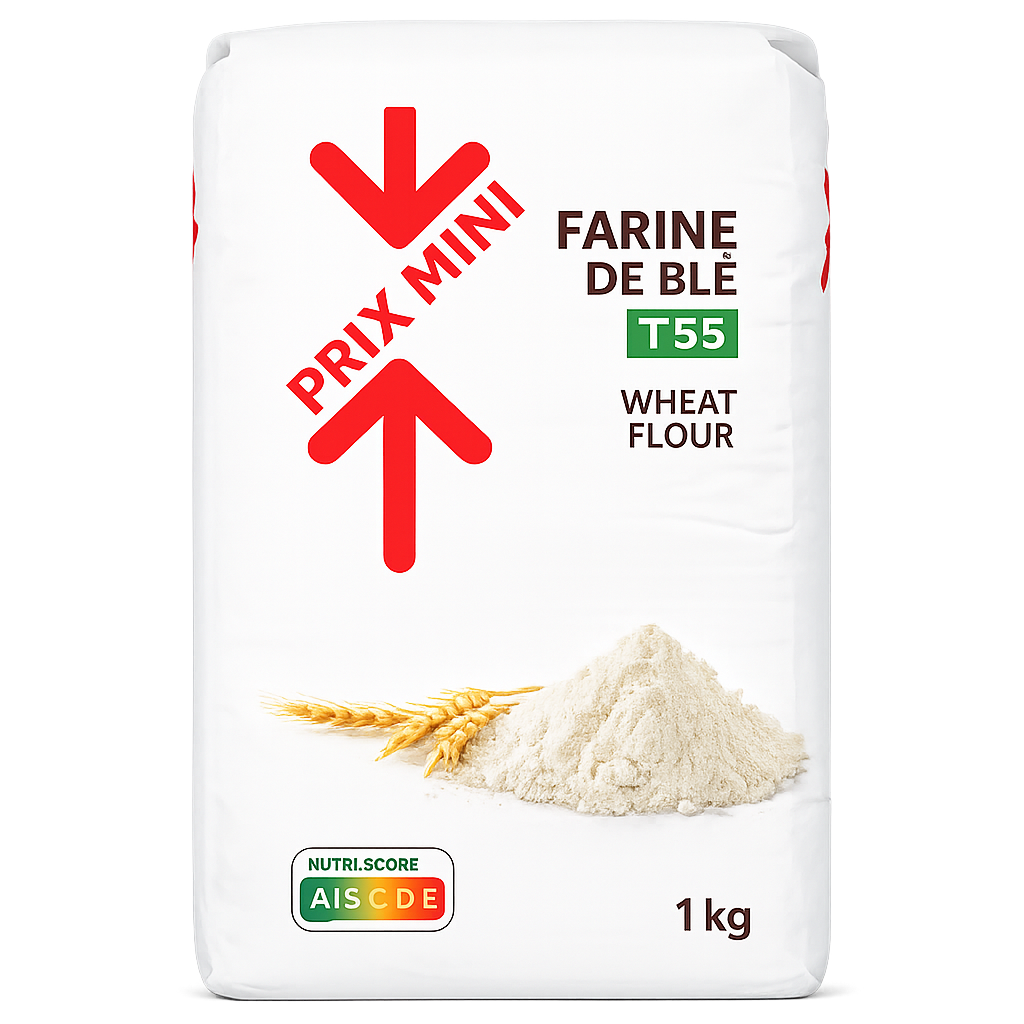 PRIX MINI FARINE DE BLE T55 DE 1 KG