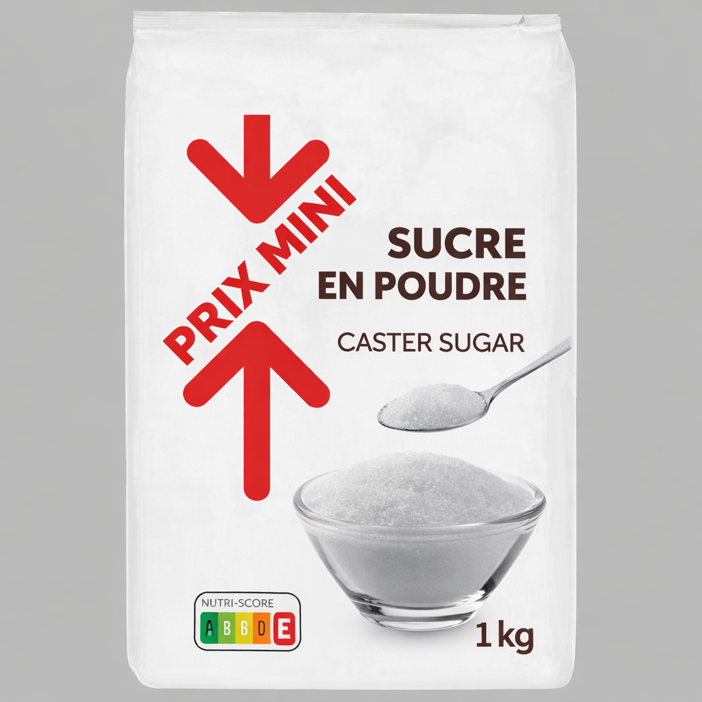 PRIX MINI SUCRE EN POUDRE EN 1 KG