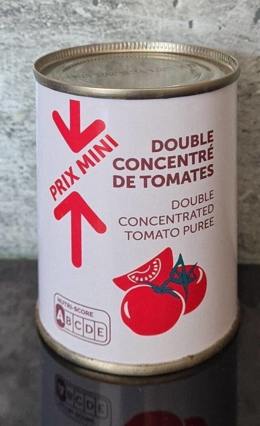 PRIX MINI DOUBLE CONCENTRE DE TOMATES  DE 140 GR