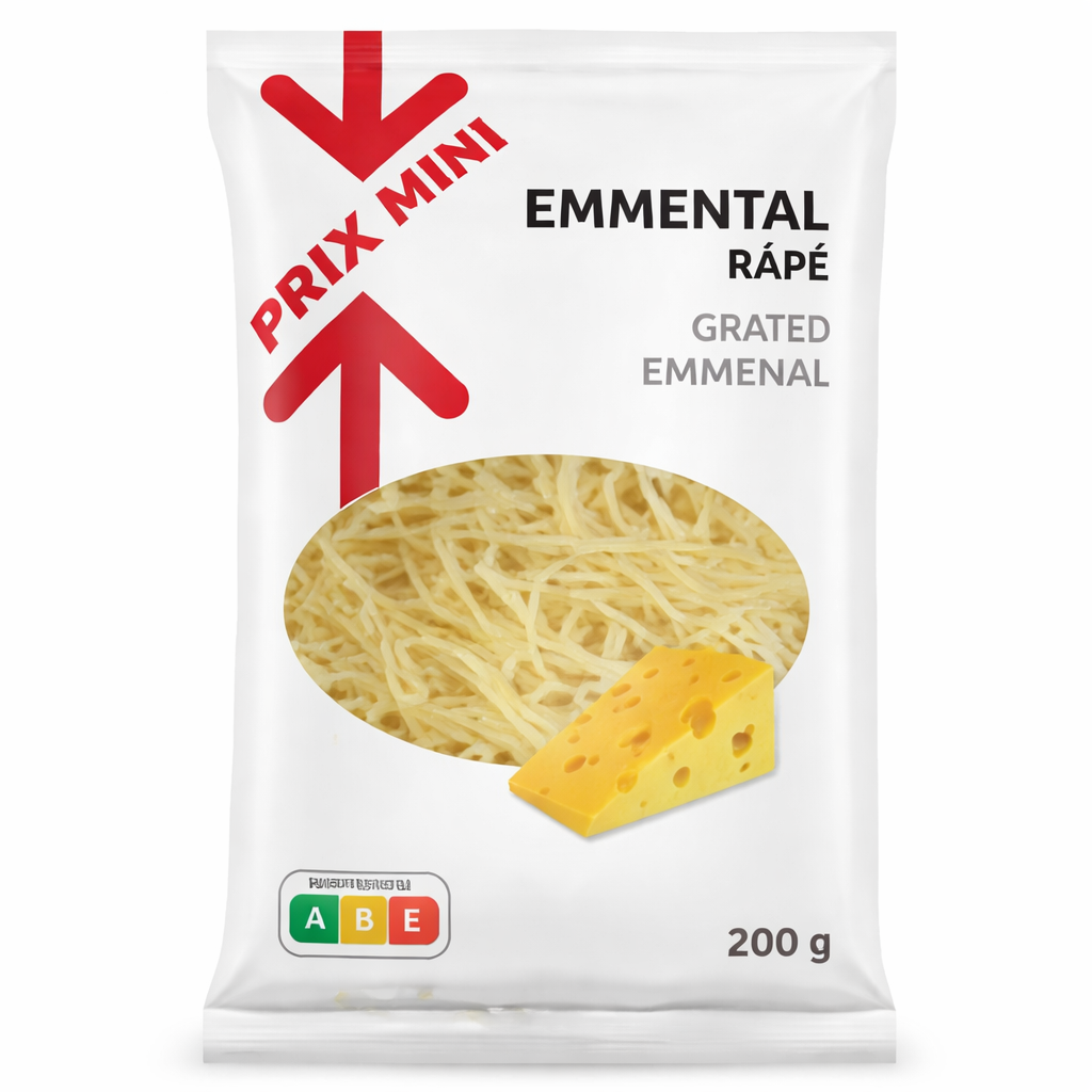 PRIX MINI EMMENTAL RAPE DE 200  GR