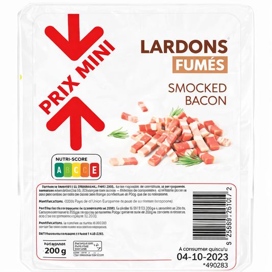 LARDONS FUMES DE 200GR