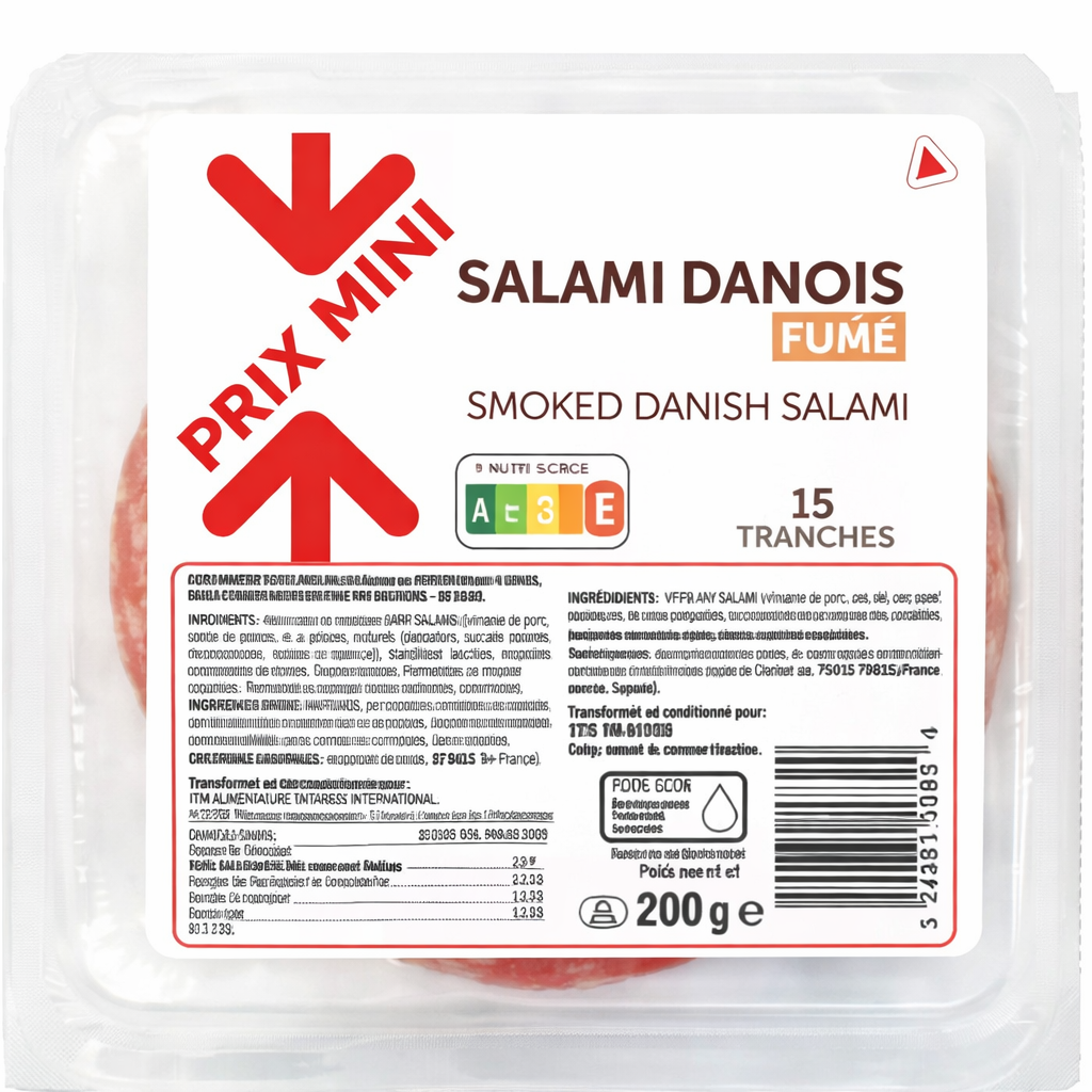 SALAMI DANOIS FUME 200GR