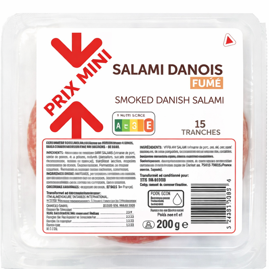 SALAMI DANOIS FUME 200GR