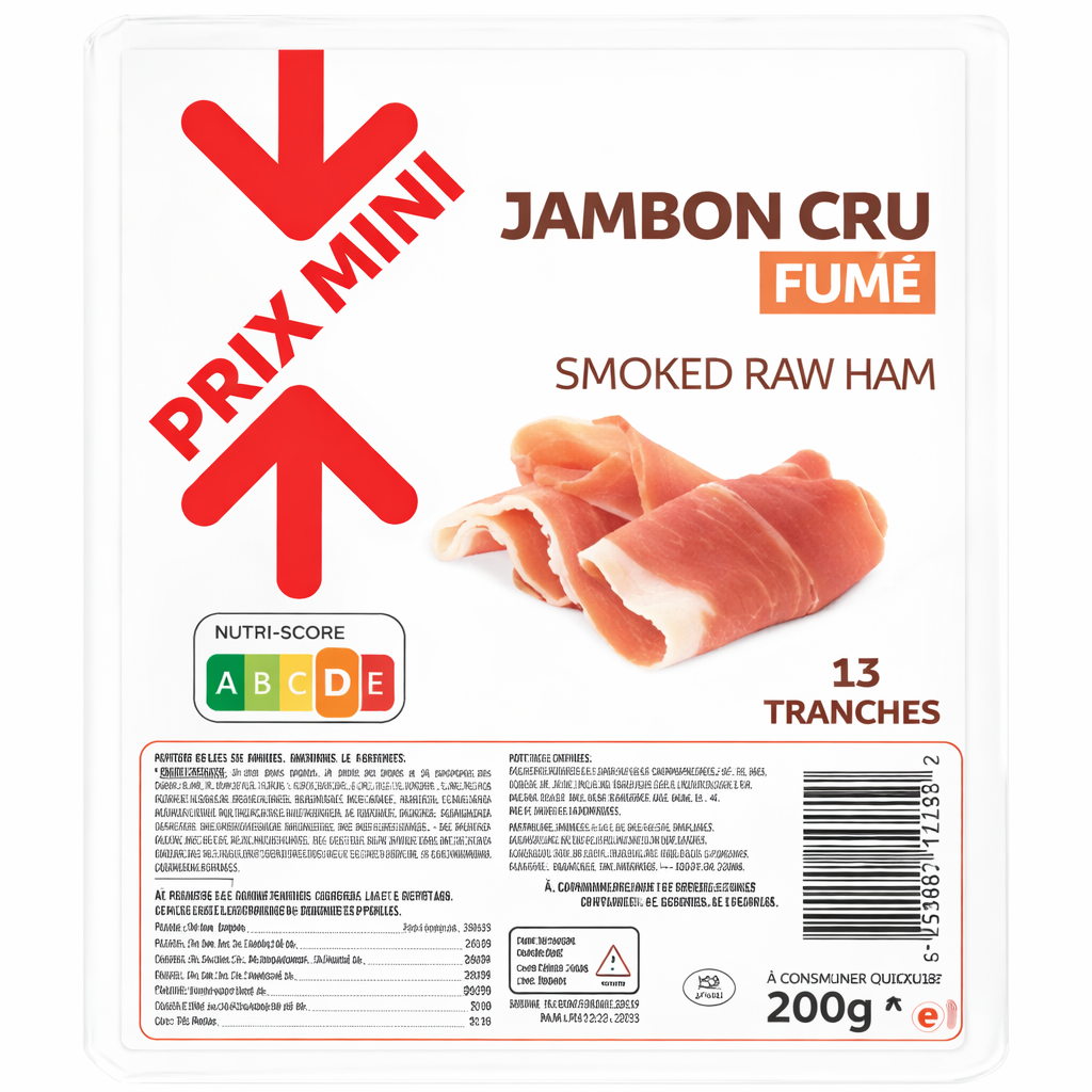 JAMBON CRU DE 200GR