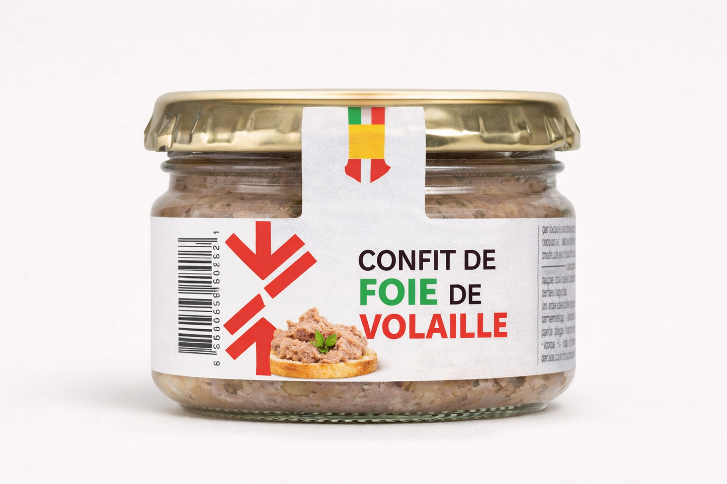 PRIX  MINI CONFIT DE FOIE DE VOLAILLE  DE 180 GR