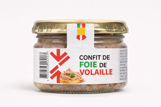 PRIX  MINI CONFIT DE FOIE DE VOLAILLE  DE 180 GR