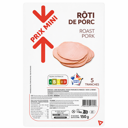 ROTI DE PORC X5 DE 150 GR
