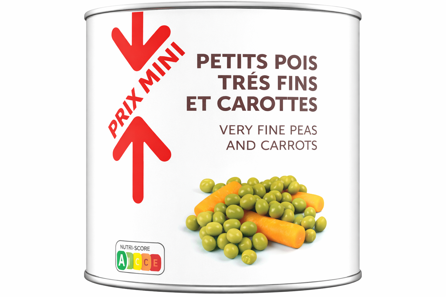 PRIX MINI PETITS POIS CAROTTE TRES FINS DE 800GR