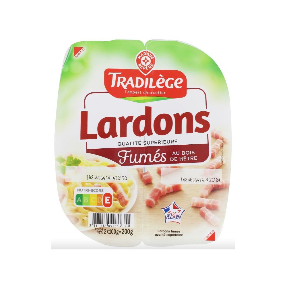 LARDONS FUMES DE 200GR