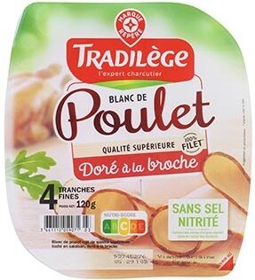 BLANC DE POULET X4 de 160gr