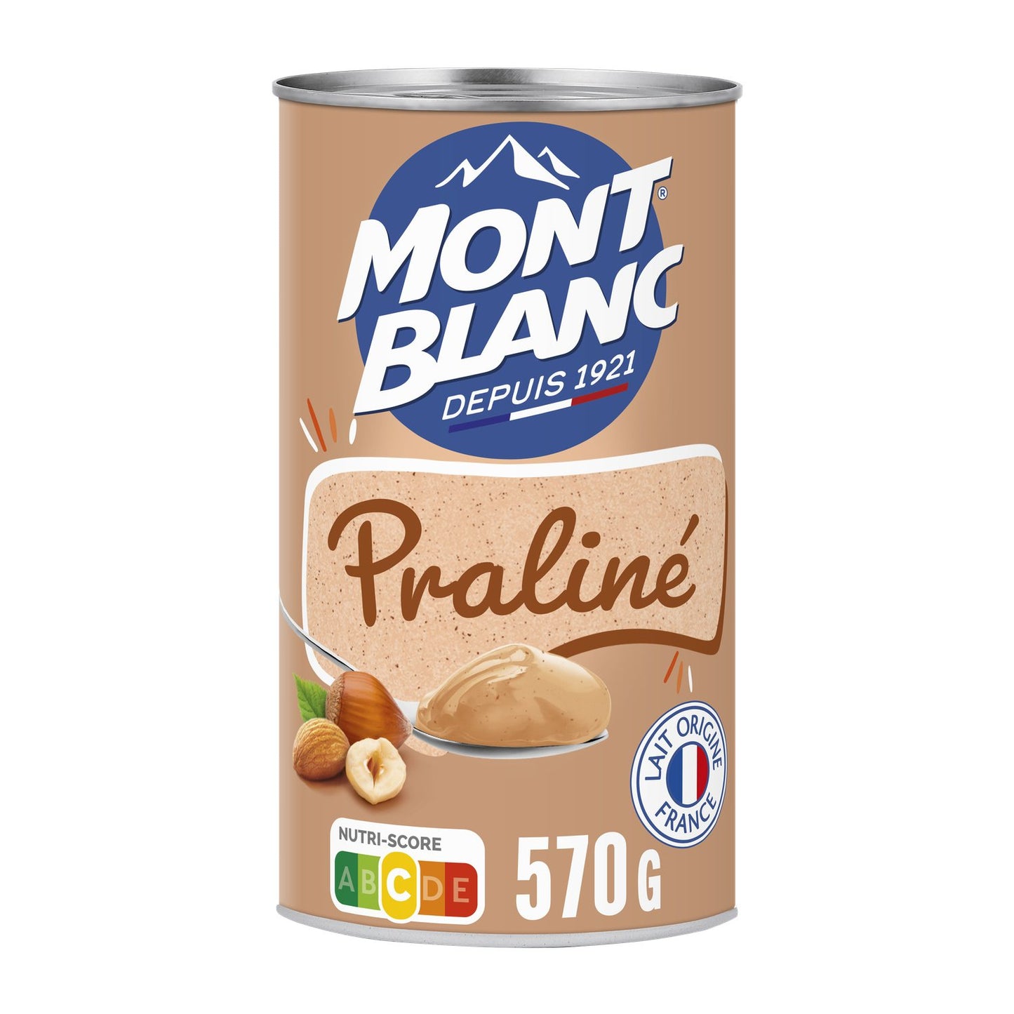 Crème dessert Mont Blanc Boîte Praliné - 570g