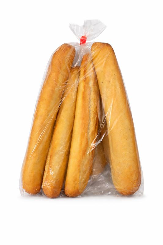 DEMI  BAGUETTES EN SACHET  X4