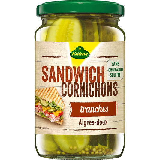KUHNE SANDWICH CORNICHONS DE 330GR