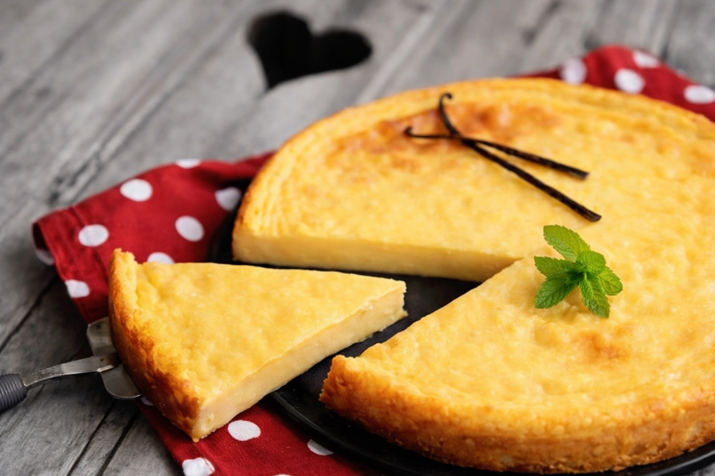 PART DE TARTE A LA CREME ( boulangerie de floringhem )