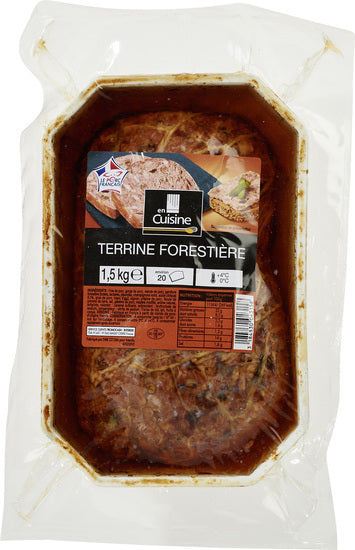TERRINE FORESTIERE ( A LA DECOUPE) POUR +/- 100gr