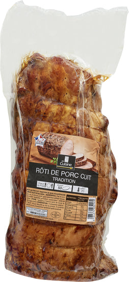 ROTI DE PORC EN CUISINE CUIT pour +/- 100gr