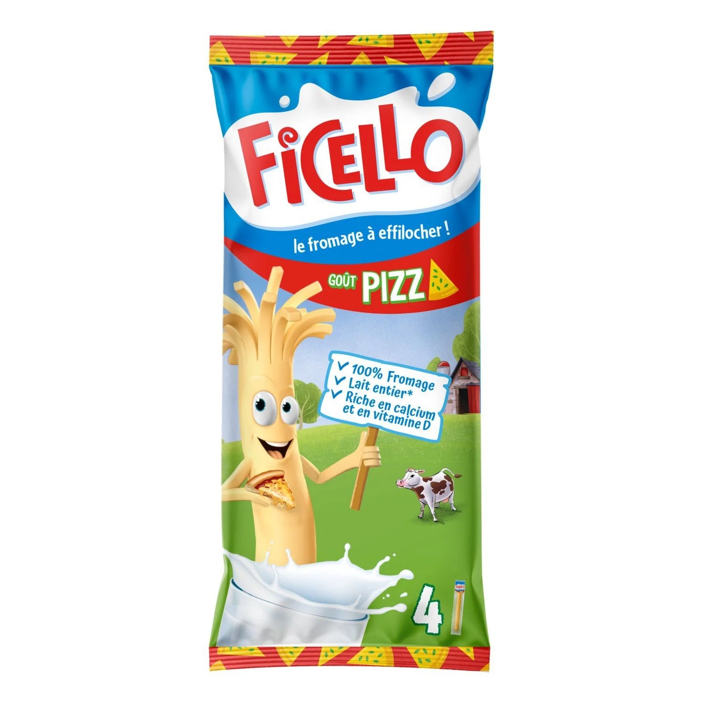 FICELLO LE FROMAGE GOUT PIZZA DE 4X20GR