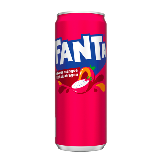 FANTA SAVEUR MANGUE FRUIT DU DRAGON DE 33CL