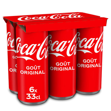 SODA COCA COLA CANETTE DE 6X33CL