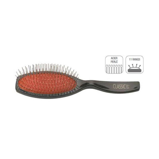 BROSSE CHEVEUX POINTE METAL