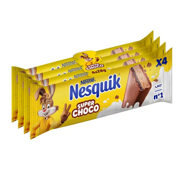 NESQUISK SUPER CHOCO DE 4X28GR