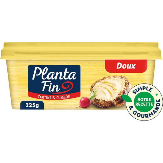 Margarine Planta Fin Doux 100% végétal - 225g