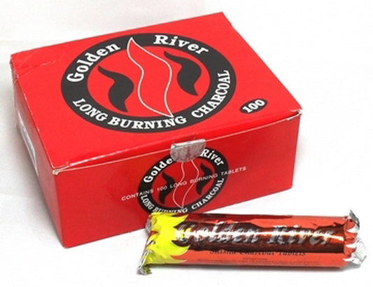SHISHA CHARCOAL TABELTTE GOLDEN RIVER