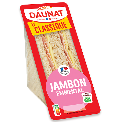 Sandwich triangle Daunat Jambon emmental - 160g