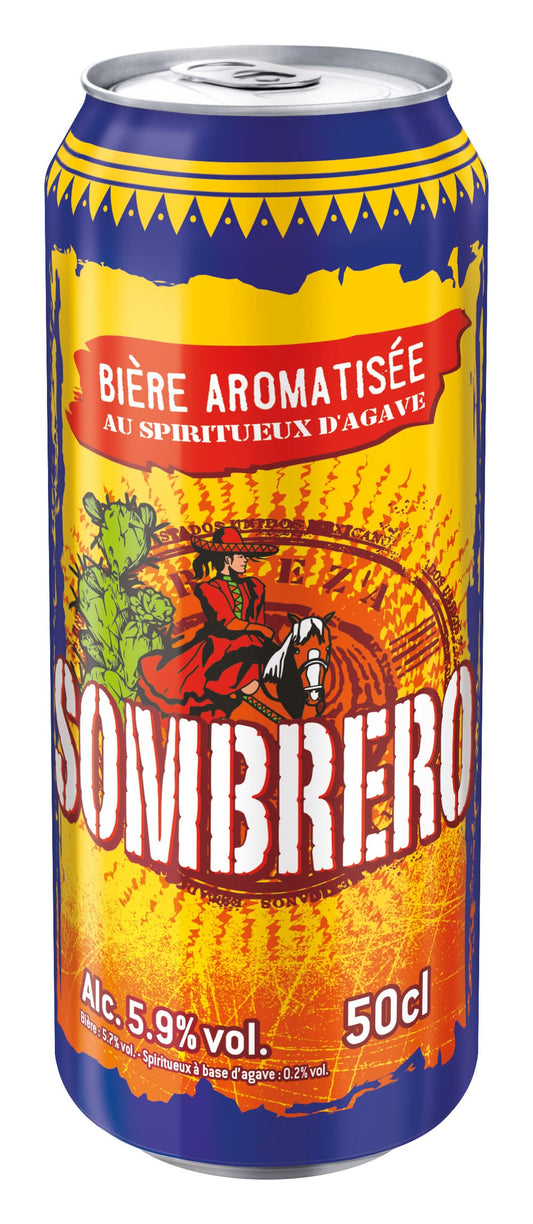 BIERE AROMATISEE SOMBRERO ALC 5.9 VOL DE 50CL